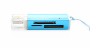 Картрідер USB Siyoteam SY-662 SD/MMC/SDHC/MiniSD/T-Flash/MicroSD/M2/Sony Memory Stick/XD/CF