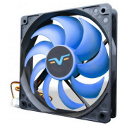 Вентилятор 120 mm  Frime Bearing Black/Blue 3Pin+Molex 1300rpm HB, (FBF120HB3)