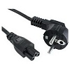 Кабель живлення 1.8 m для БП ноутбуков 220v 3pin, 0.75 мм Atcom (10119)
