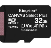 Карта пам'яті 32 Gb microSD Kingston SDHC Class10 UHS-I Canvas Select Plus без адаптера (SDCS2/32GBS