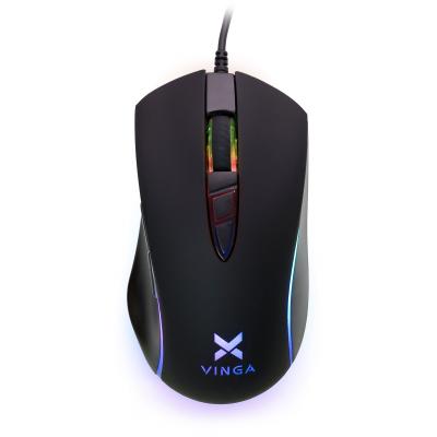 Мишка Vinga MSG-180 Black Провідні, Геймерські