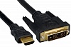 Кабель HDMI на DVI 1.8 м Cablexpert HDMI-DVI (18+1) CC-HDMI-DVI-6