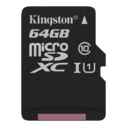 Карта пам'яті 64 Gb microSDXC  Kingston class 10 Canvas Select Plus 100R A1 (SDCS2/64GBSP)